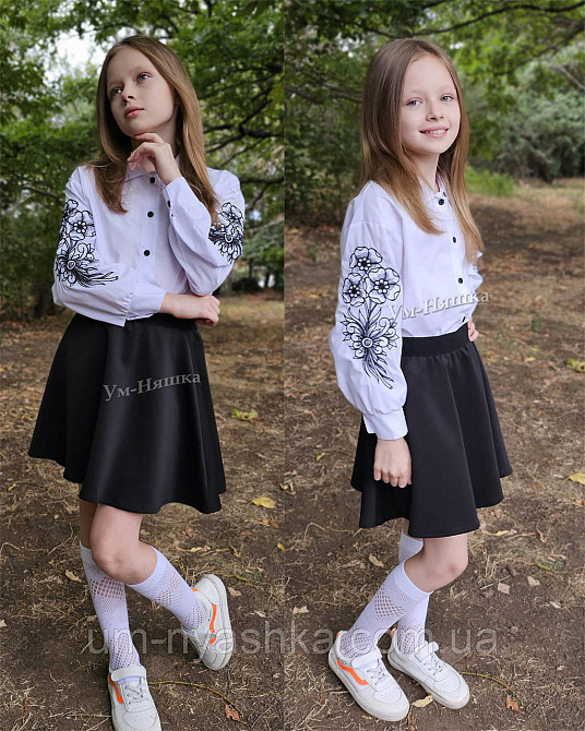 Чорна шкільна спідниця 140 Кривий Ріг - фото 1