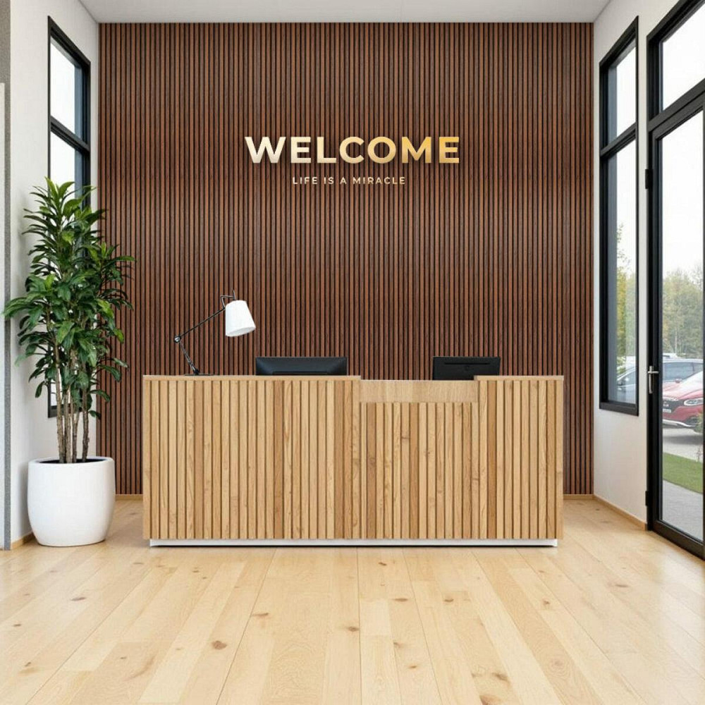 Рейка декоративна WPC стінова 3000х160х23мм Каштан SW-00001536 Київ - фото 8