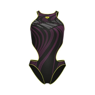 Купальник Arena One Stream Swimsuit 008953-560 чорний, рожевий 38 (3468337505556) Вінниця - фото 3