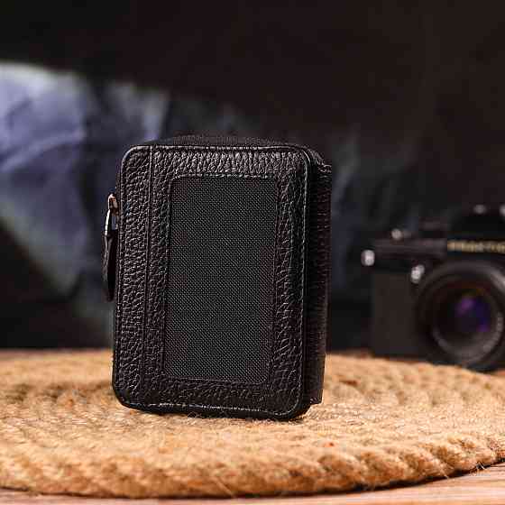 Стильне жіноче портмоне з натуральної шкіри CANPELLINI 21490 Чорне Київ