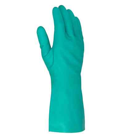 Перчатки рабочие нитриловые с хлопковым напылением Doloni D-Fender 3801 р.8 Рівне