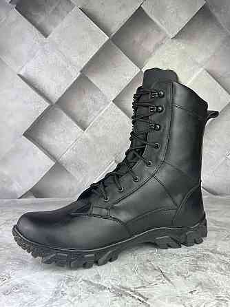 Тактичні чоловічі зимові водонепронекні берці Тайфун теплі армійські берці з хутром прошиті та проклеєні WAR Львів