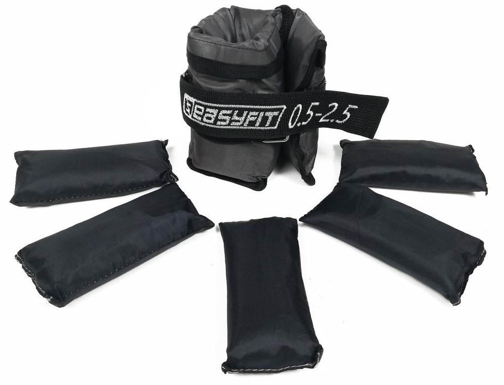 EasyFit Обтяжувачі для ніг та рук з металом EasyFit Metal набірні зі змінною вагою 0,5-2,5 кг Коломыя - изображение 3