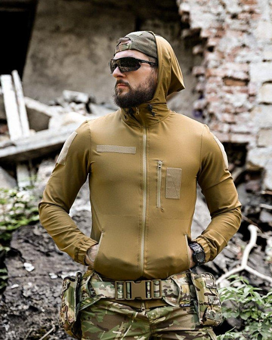 Полегшена тактична куртка Cambodia кайот НП5187 Одеса - фото 5