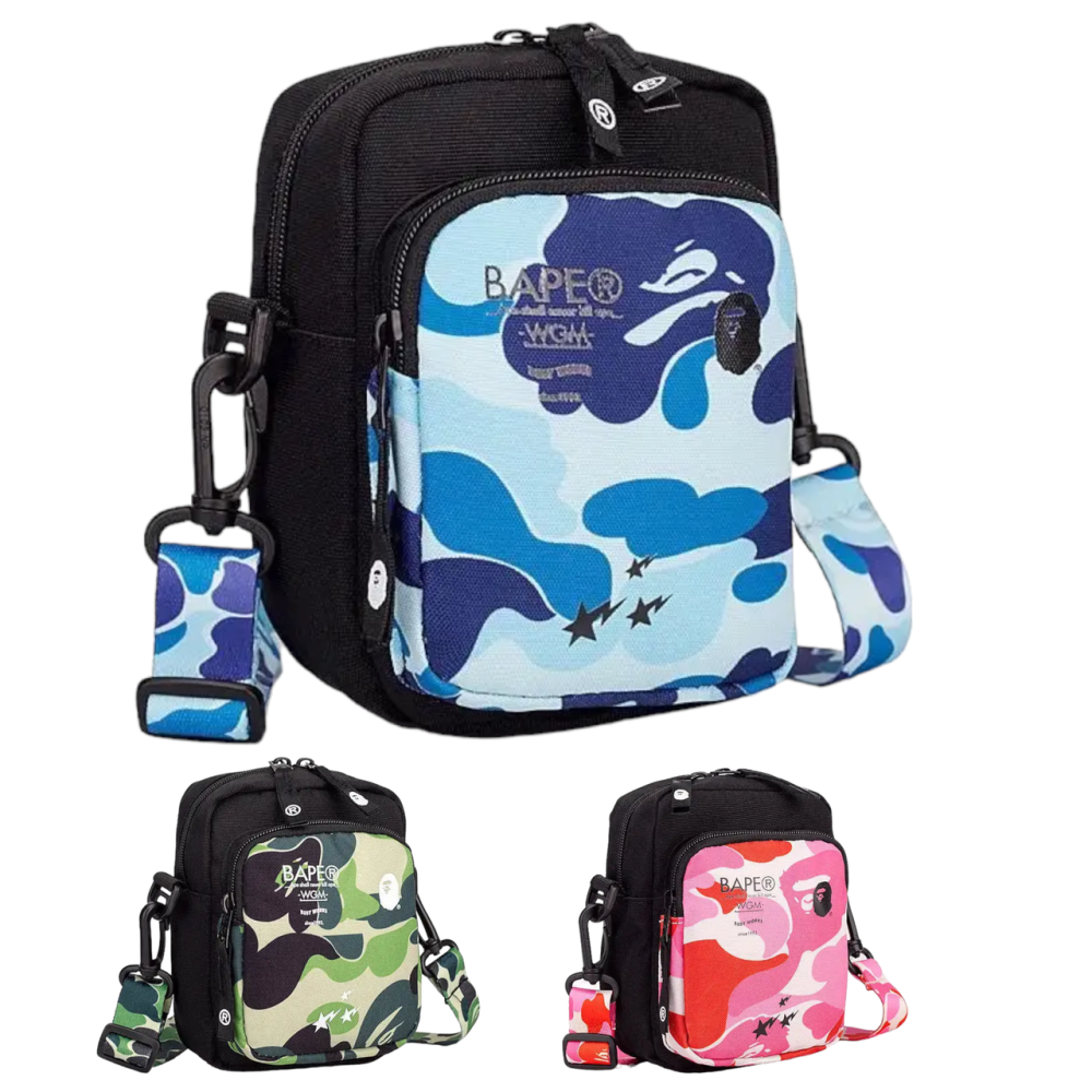 Сумка через плечо Bape 17*12,5*5 розовые Синий Запоріжжя - фото 1