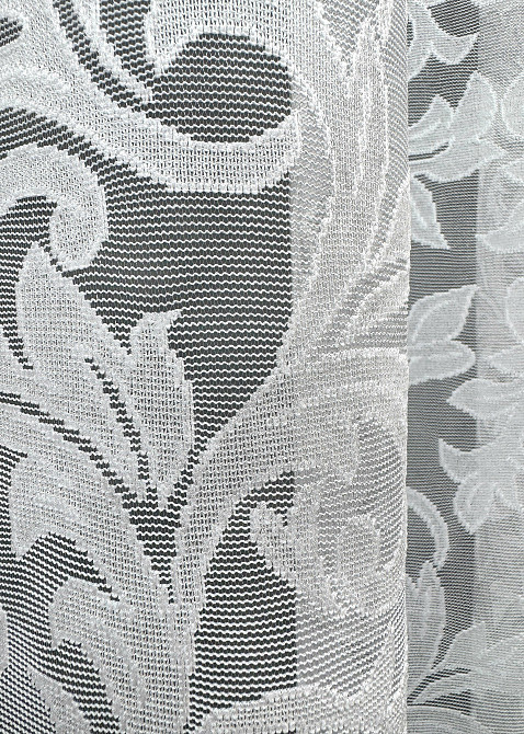 Тюль VR-Textil 639т Жаккард Премиум Белый 400х250 см (42-0953) Киев - изображение 5