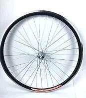 Обод велосипедный (в сборе) 26 (перед, 36 спиц, алюминий, диск. тормоз, черный) (двойной) Мукачево - изображение 1