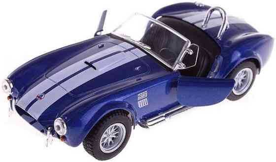 Детская коллекционная машинка SHELBY COBRA KT5322W инерционная Синий Винница