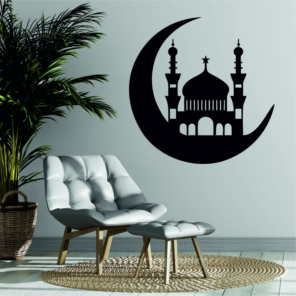 Декоративне настінне Панно «Іслам» Декор на стіну 70*70 см, Чорний Київ - фото 10