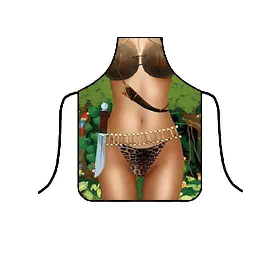 Фартух з приколом дівчина Мисливиця 75 на 55 см різнобарвний Київ