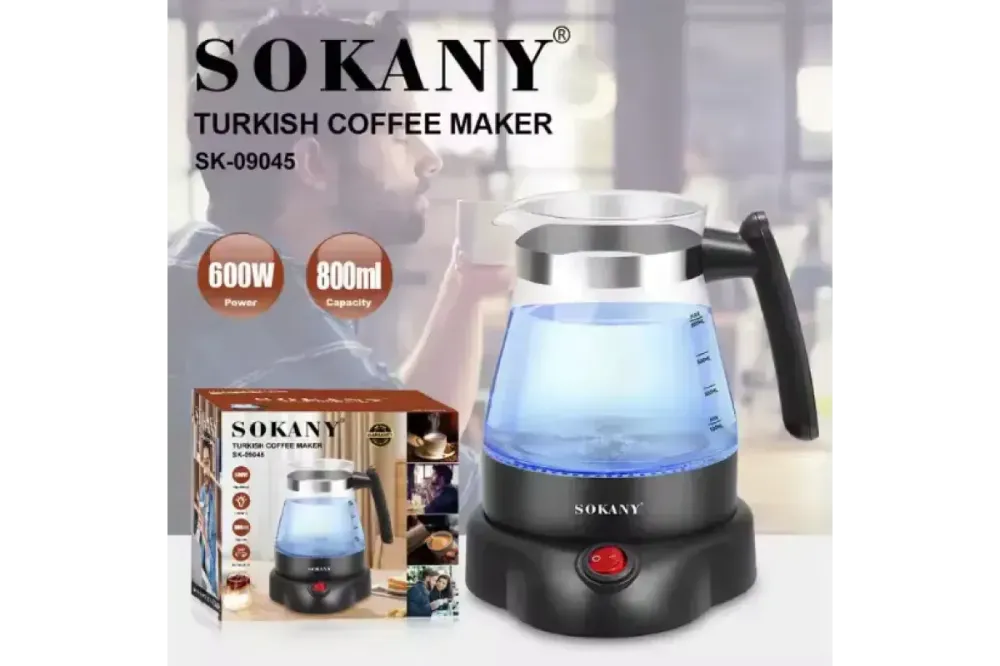 Турка электрическая для кофе SOKANY SK-09045 Коломыя - изображение 2