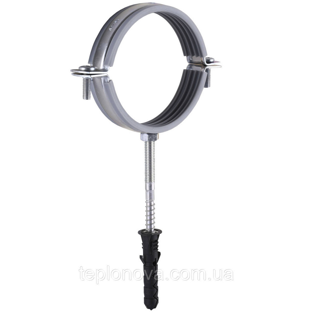 Хомут у зборі CR 3| (85-94 мм) з гвинтом-шурупом 8*100 і дюбелем у уп., сірий Чернівці - фото 4