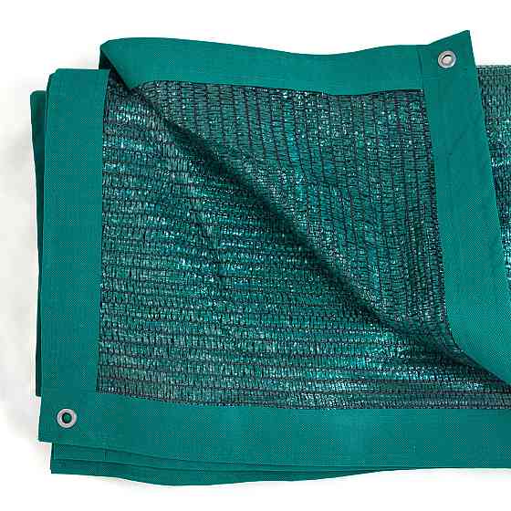 Сітка затіняюча 80% 6 м*8 м  з люверсами посилена затіняюча сітка для городу Дніпро