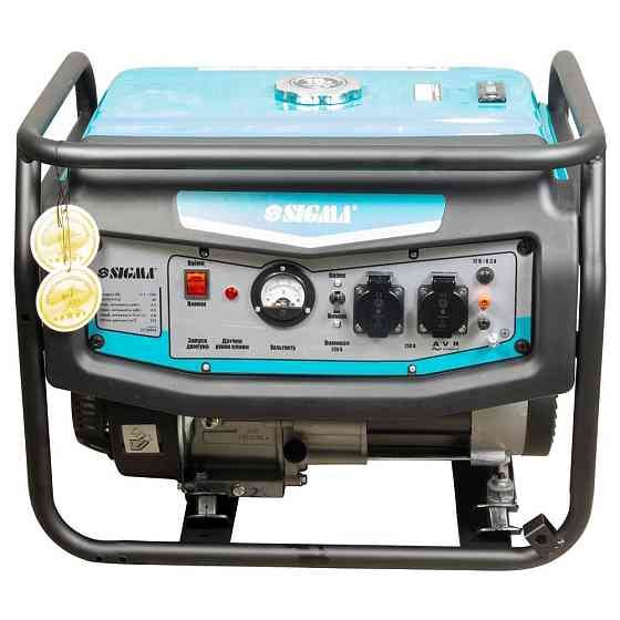 Генератор бензиновий 220В 3.5/4.0кВт 4-х тактний ручний запуск SIGMA (5710431) Рівне