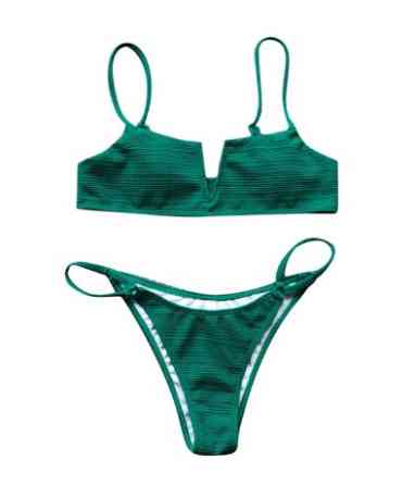Жіночий купальник з топом S зелений Київ