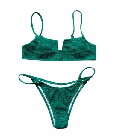 Жіночий купальник з топом S зелений Київ - фото 5