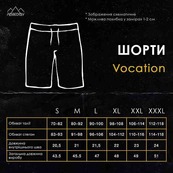 Пляжные шорты мужские Pobedov Vocation Navy Киев