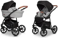 Дитяча коляска Riko Basic Plus Grey-Fox Głęboko Spacerowy Київ - фото 1