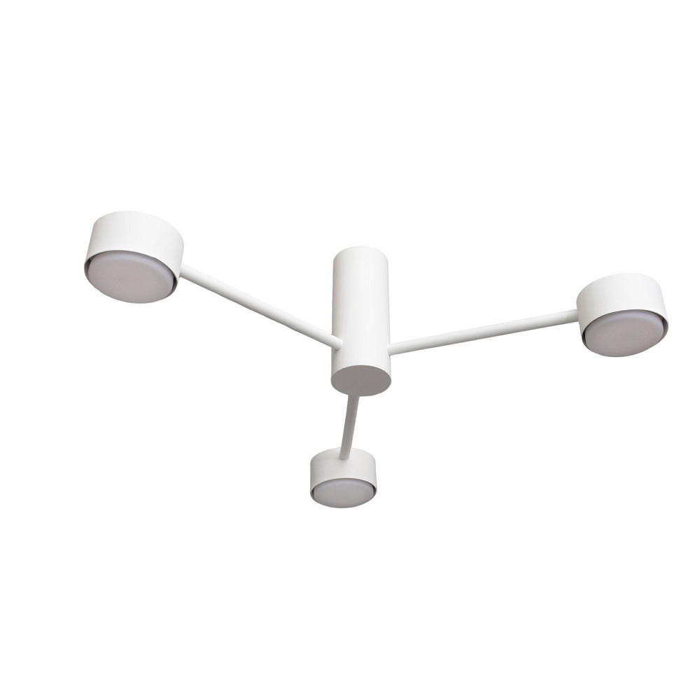 Люстра потолочная MSK Electric Copter на три круглых плафона под лампы GX53 белая NL 8041-3 WH Одесса - изображение 2