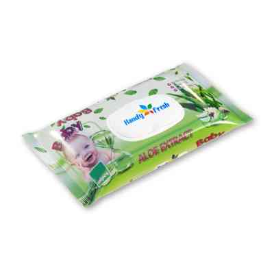 Дитячі вологі серветки Handy Fresh алое, 60 шт (4820237500113) Вінниця