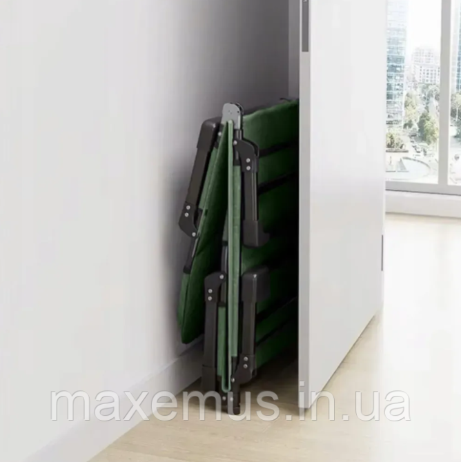 Розкладне крісло шезлонг ліжко Bonro 200 см Садовий лежак пляжний шезлонг темно зелений Мостиська - фото 9