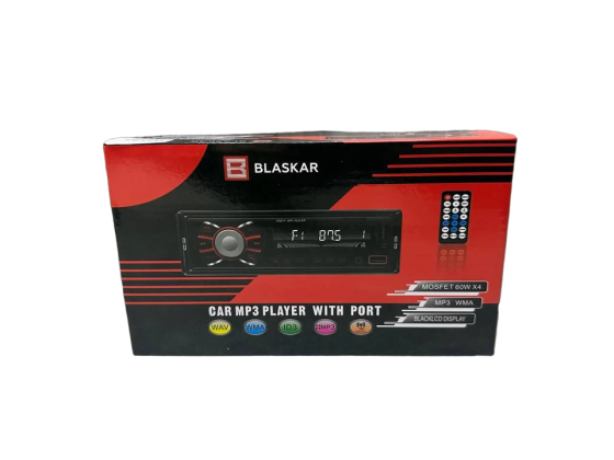 Автомагнитола 1DIN Blaskar BL-02185 (Bluetooth/2USB/MicroSD/AUX/FM) RGB подсветка + пульт Харьков