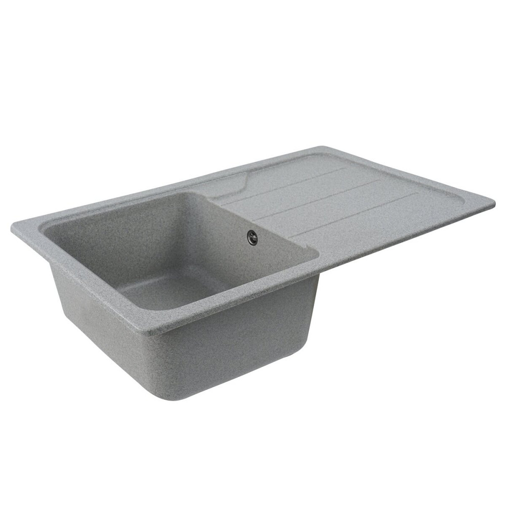 VALESO Гранітна мийка для кухні VALESO VERONA 7850 матова Сіра Коломия - фото 16