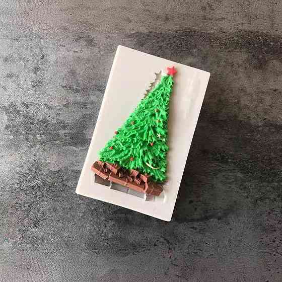 Силиконовый молд Елка 78 на 50 см серый Киев