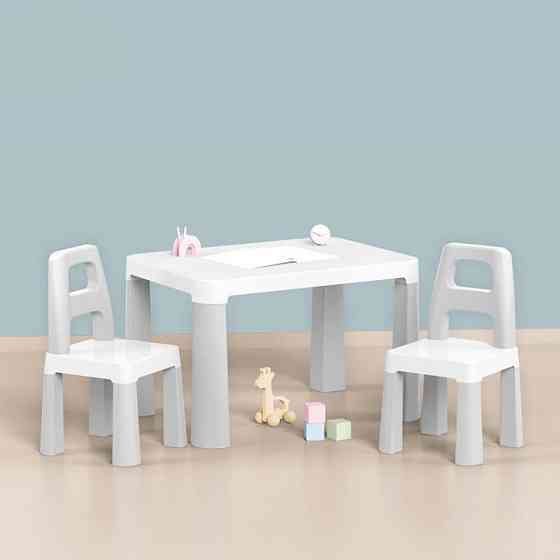Детский стол с двумя стульями ТехноК 0150TXK светло-серый Винница