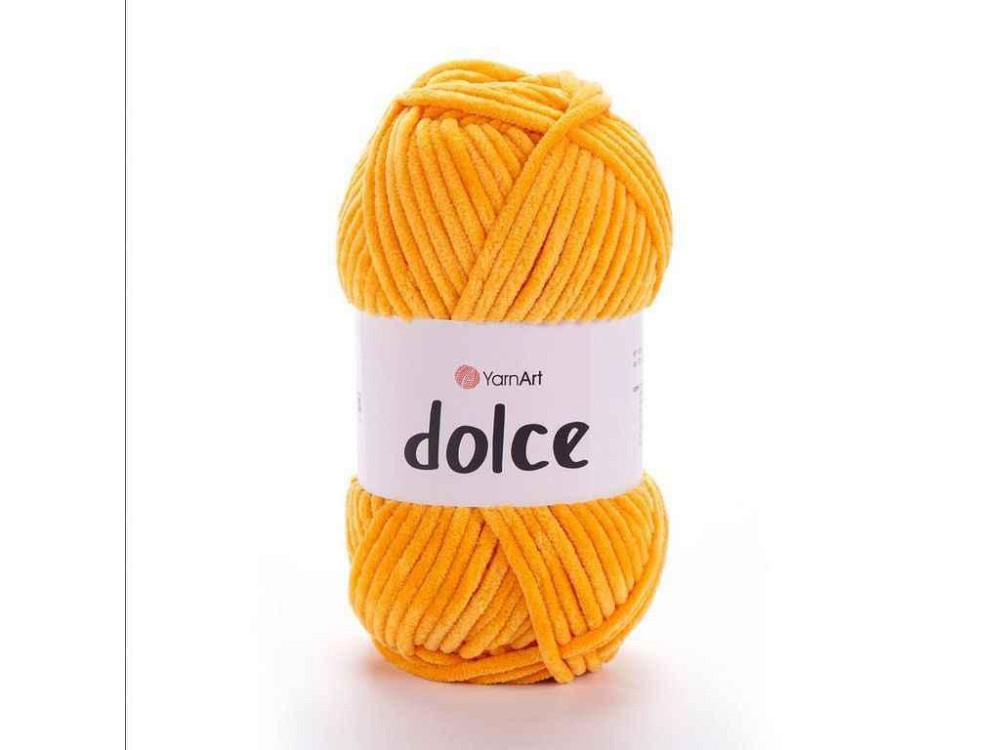 Пряжа Dolce помаранчевий 100% мікрополіестр 120м 100г 5шт/уп 853 ТМ YarnArt Київ - фото 1