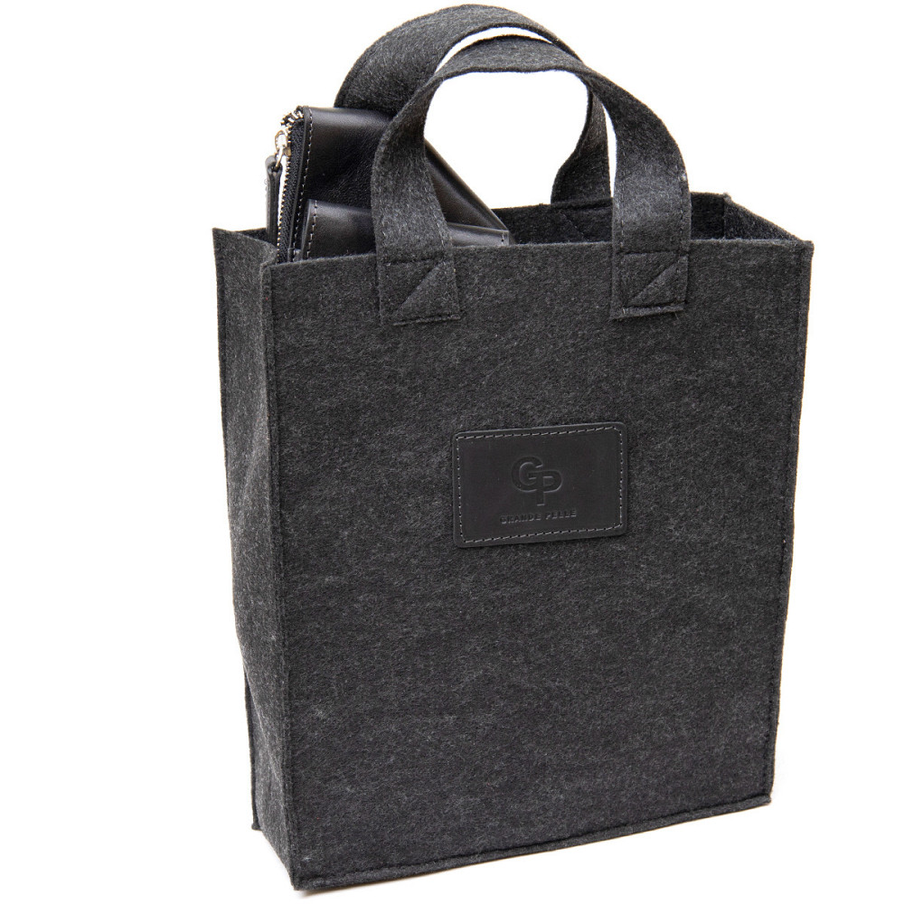 Кожаная мужская сумка через плечо GRANDE PELLE 11439 Черный Киев - изображение 7