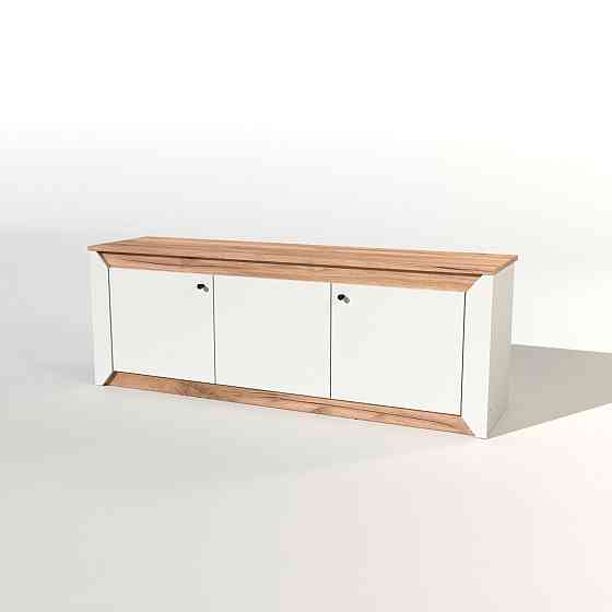 Тумба под телевизор Эверест Нордик ТВ-1500 Белый + Дуб крафт золотой (DTM-5541) Днепр