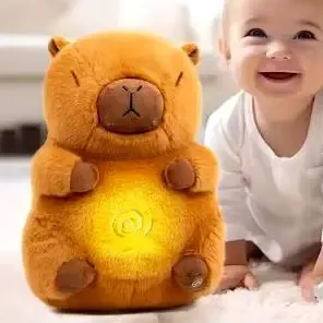 Интерактивная дышащая Капибара Snuggle Pulse CapyBuddy 30 см мягкая плюшевая игрушка Коломыя - изображение 4