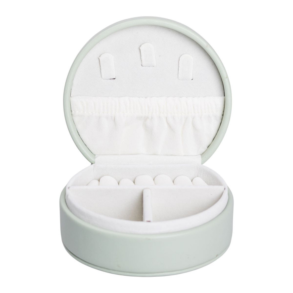 Yiwu Скринька для прикрас з еко шкіри 10×9×4.5 см ​​органайзер для ювелірних виробів HP-5-31GR Коломыя - изображение 1