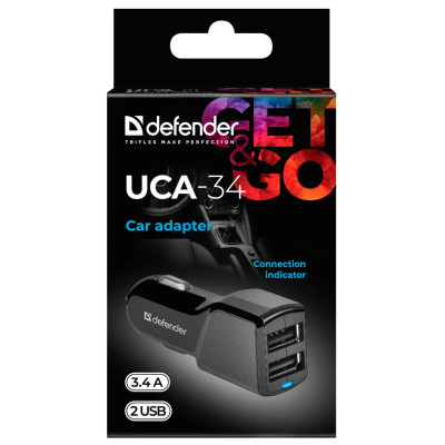 Зарядное устройство Defender UCA-34 2xUSB, 5V / 3.4A (83834) Винница - изображение 5