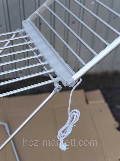 Сушилка электрическая напольная алюминиевая с подогревом дополнительных секций IDRY Харьков - изображение 4