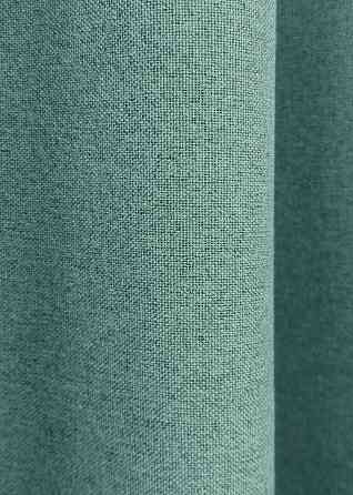 Премиум шторная ткань blackout 100%, двусторонняя, коллекция «ASHEN NIGHT» цвет бирюзовый 1849ш Киев