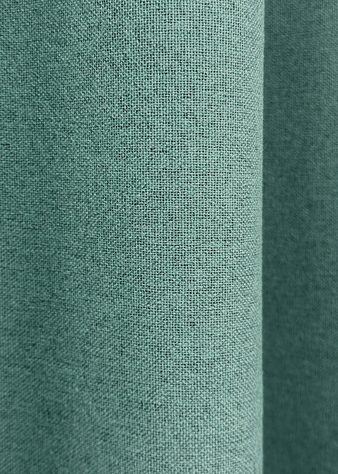 Премиум шторная ткань blackout 100%, двусторонняя, коллекция «ASHEN NIGHT» цвет бирюзовый 1849ш Киев - изображение 4