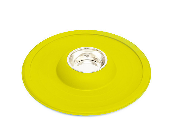 Миска металлическая для собак и кошек Volcano с мягким ковриком, миска антигрязь, 36 см Киев - изображение 5