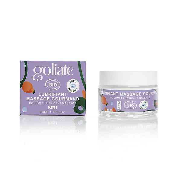 Масажна олія-лубрикант з ароматом та смаком кокоса Goliate Couple Gourmand Coco 50 мл Sex Aura Київ