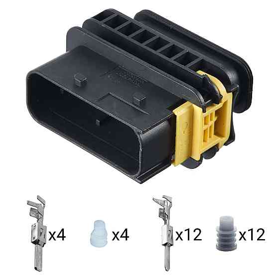 Роз'єм конектор 16-кон., Нет Ответной Части Для Грузовиков, 1-1564528-1, TE Універсальна Багато марок Київ