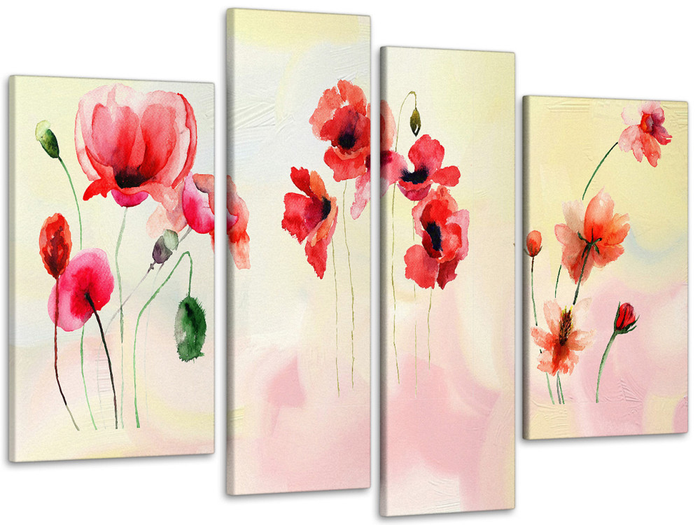 Модульна картина Абстракція Маки Art-165_4 Київ - фото 1