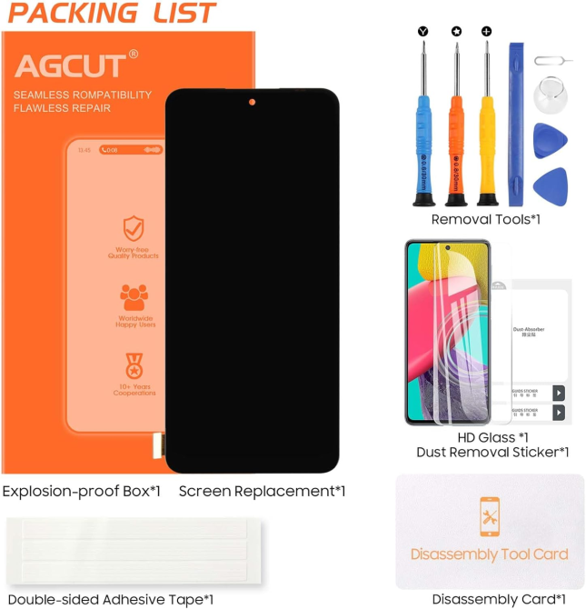 Заміна екрана для Xiaomi Note 12 4G РК-дисплей 23021RAAEG 23021RAA2Y 23027RAD4I РК-дигітайзер сенсорного екрана Київ - фото 7