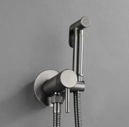 Змішувач для гігієнічного душу Mixxus SUS-333 Graphite вбудований колір графіт (MI6565) Чернівці - фото 2