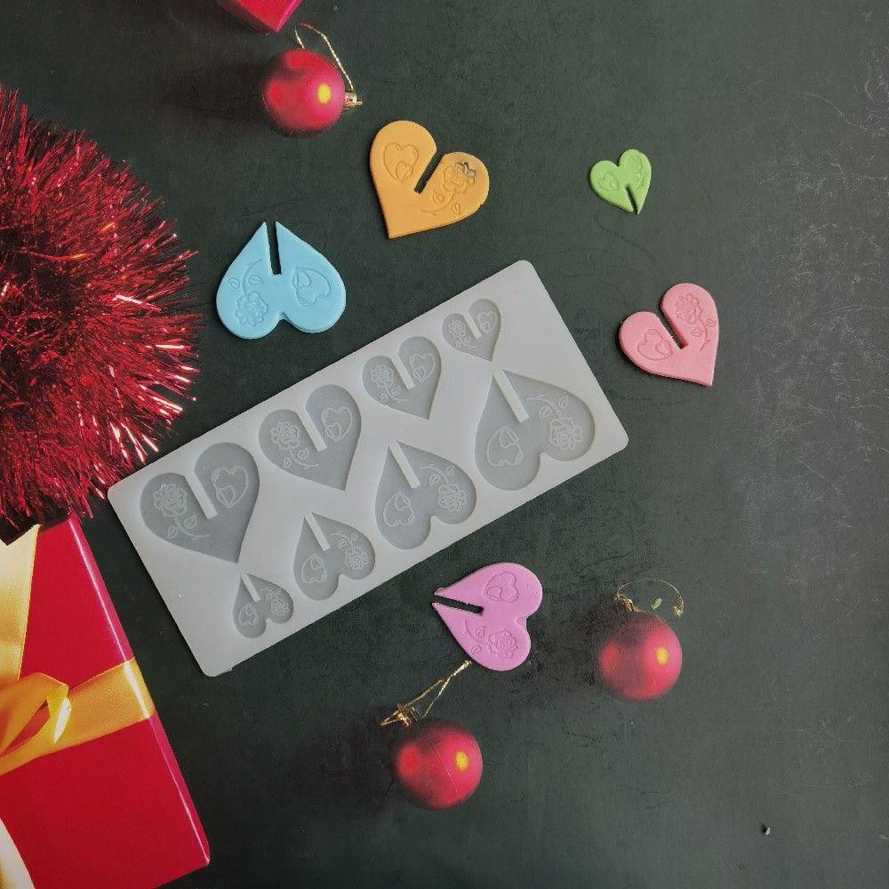 Молд силиконовый Сердечка 219 на 99 мм серый Киев - изображение 9