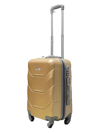 Чемодан пластиковый MILANO BAG 147 малый 55 см шампань Киев - изображение 2