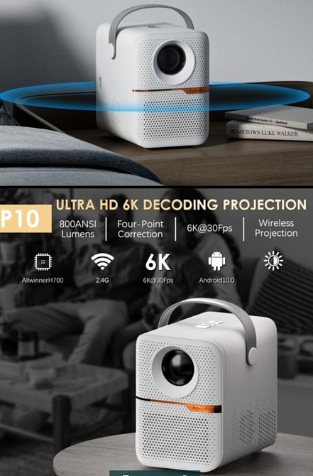 Проектор: HONGTOP P10 HD 4/64Gb. Мини кинотеатр , телевизор Smart TV Xiao Харьков - изображение 5