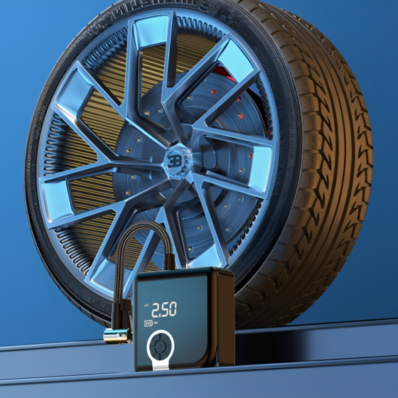 Автомобильный компрессор аккумуляторный,5000мАч,CTC-658 SBR Киев