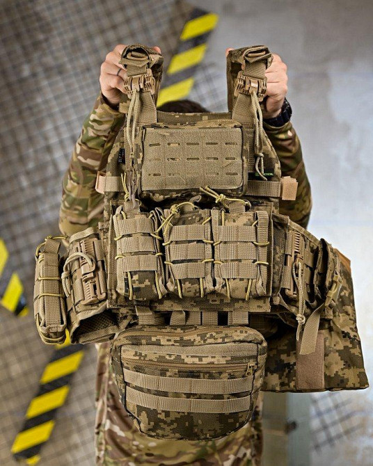 Плитоноска 4 точки быстрый сброс stragen   пиксель с рюкзаком ПП 7910 Одесса - изображение 8