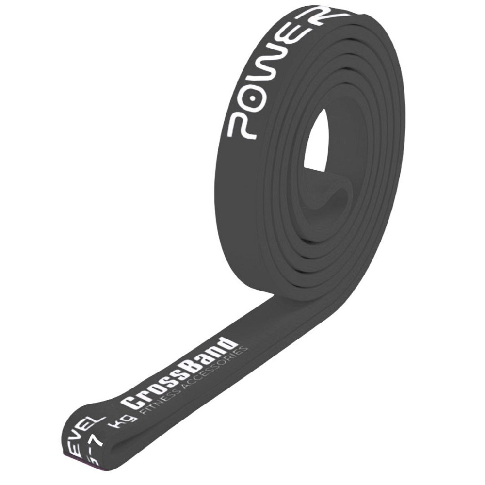 Эспандер-петля (резинка для фитнеса и кроссфита) PowerPlay 4115 Power Band Черная (2-7kg) Киев - изображение 1